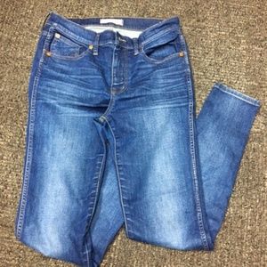 Madewell 9" High Riser Skinny Jeans 27" Waist